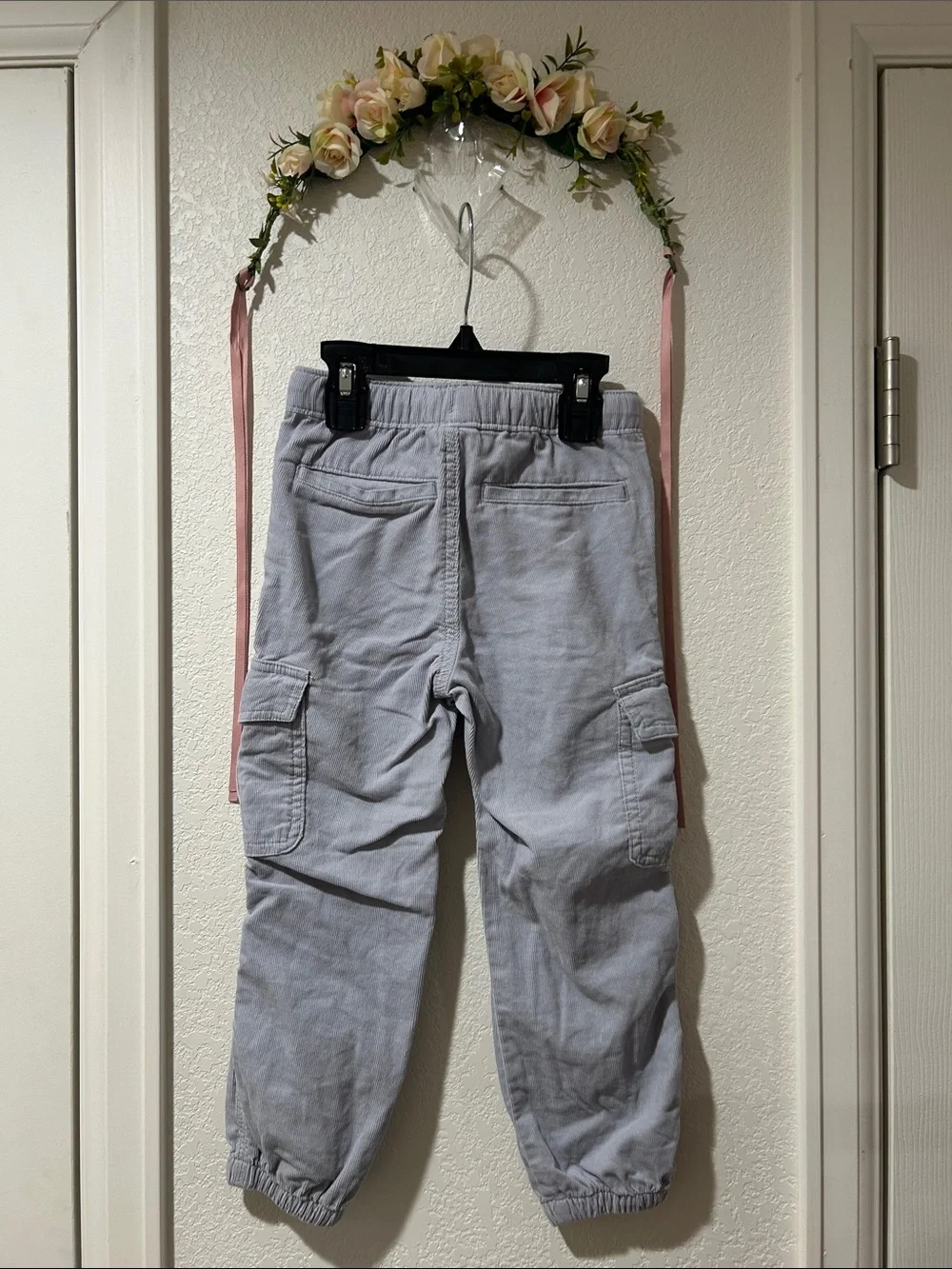 Gymboree Boys Cargo Jogger Pants - Little Snowflake - Gray